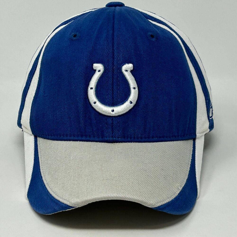 Indianapolis Colts Youth Hat Baseball Cap Blue NFL Reebok Kids Flex Fitted OSFM